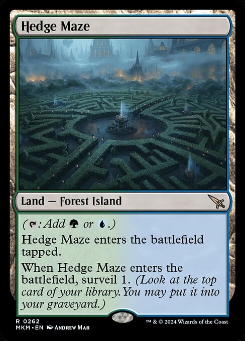 Mkm 262 hedge maze