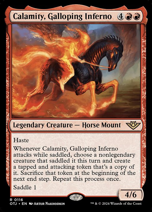 Otj 116 calamity galloping inferno